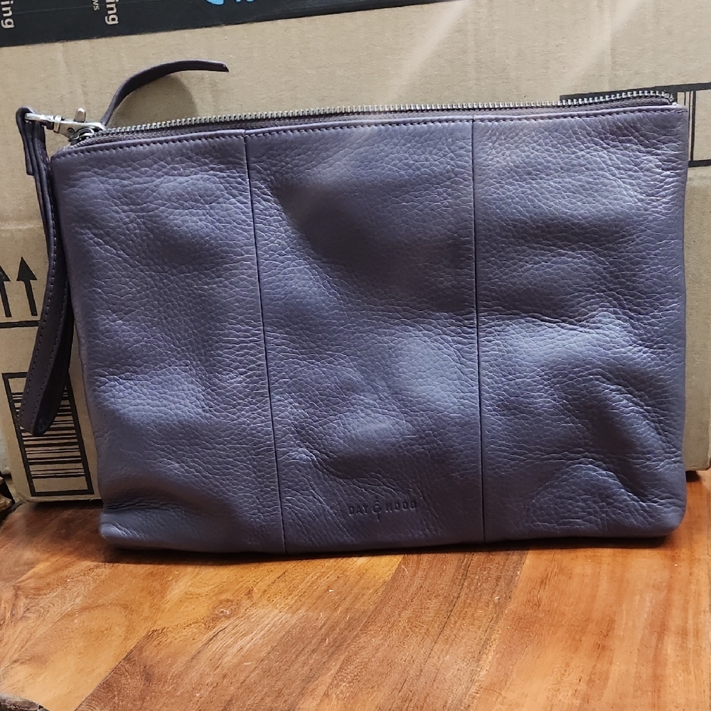 Purple Leather  Bag